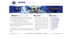 Desktop Screenshot of mananassociates.com