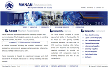 Tablet Screenshot of mananassociates.com